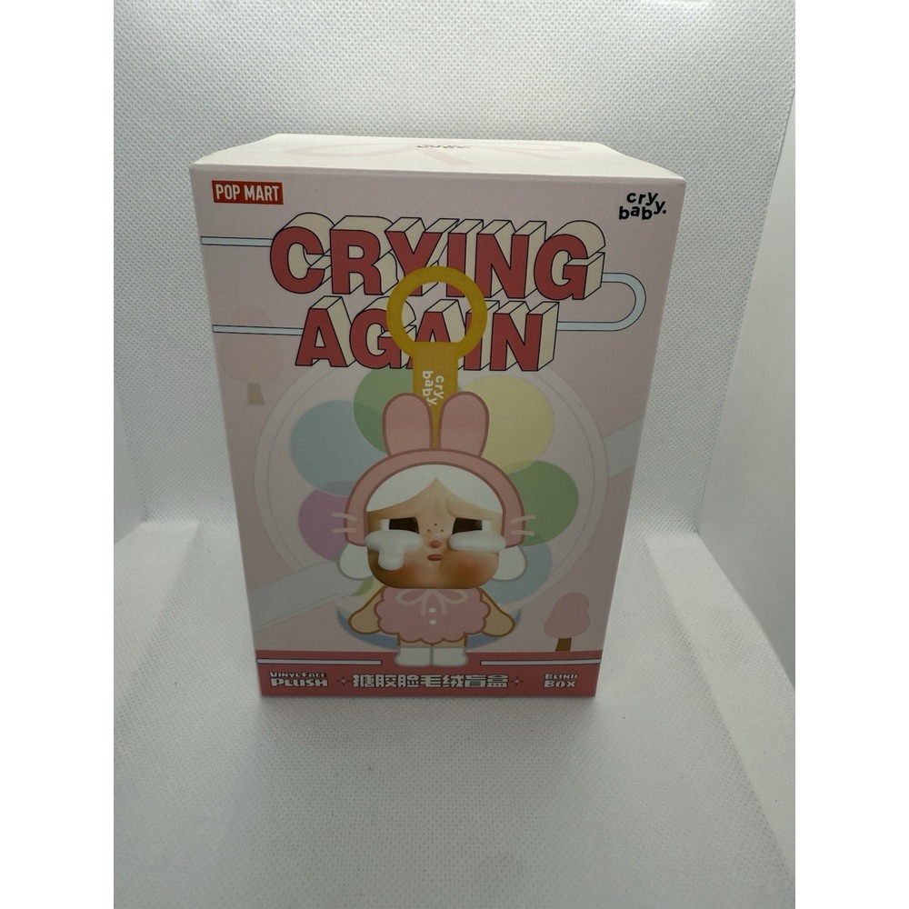 Pop Mart Cry Baby Crying Again Vinyl Face Plush Blind Box Duck You 2024 New